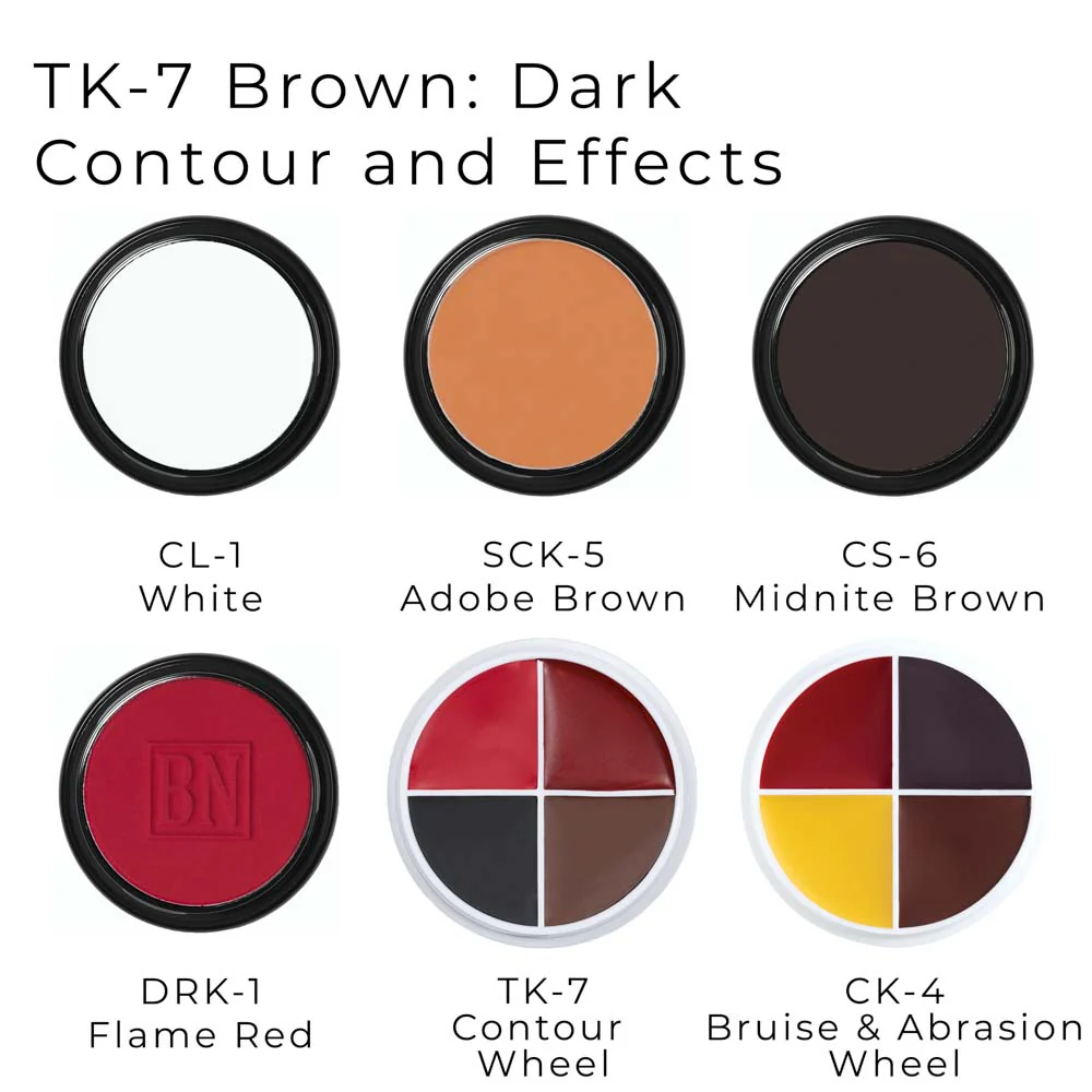 Theatrical Creme Makeup Kit TK (Large) - Ben Nye - Image 23