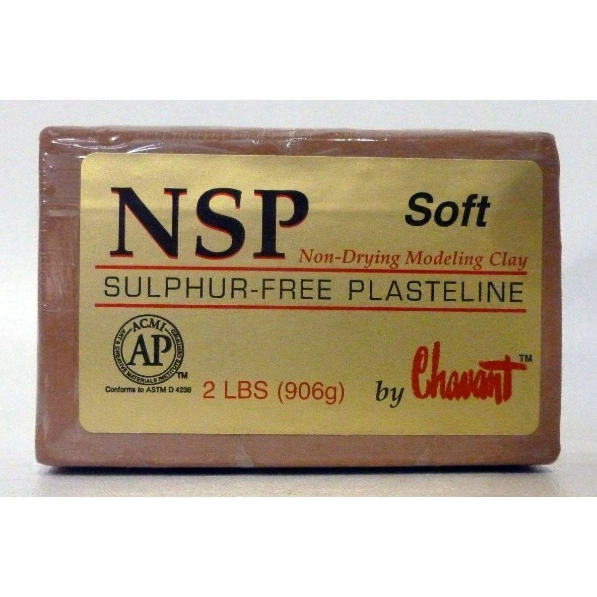 Chavant NSP - Non Sulfur Based Fine Sculpting Clay - Green or Brown - Image 3