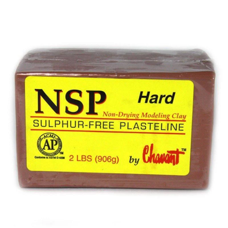Chavant NSP - Non Sulfur Based Fine Sculpting Clay - Green or Brown - Image 5