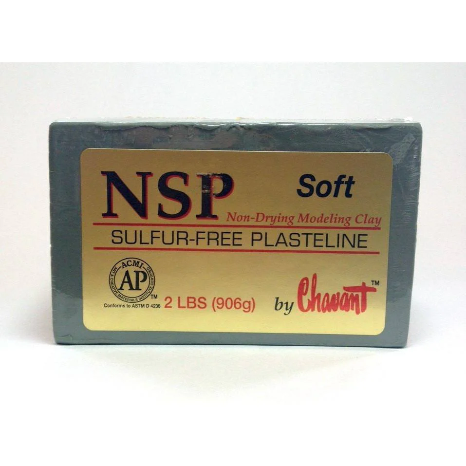 Chavant NSP - Non Sulfur Based Fine Sculpting Clay - Green or Brown - Image 8