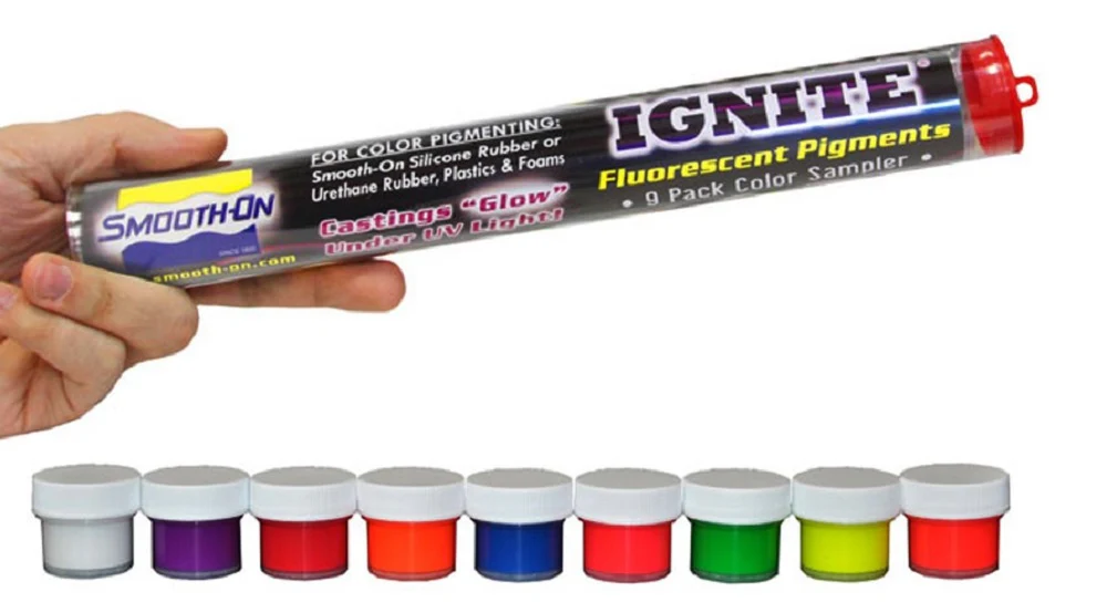 Smooth-On IGNITE Fluorescent Resin Pigment - Sampler Tube - Image 2