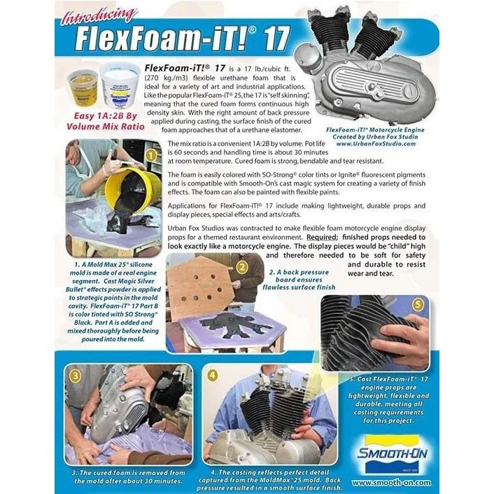 SMOOTH-ON FLEX FOAM-IT! 17 - Self Skinning Prop Foam - Image 2