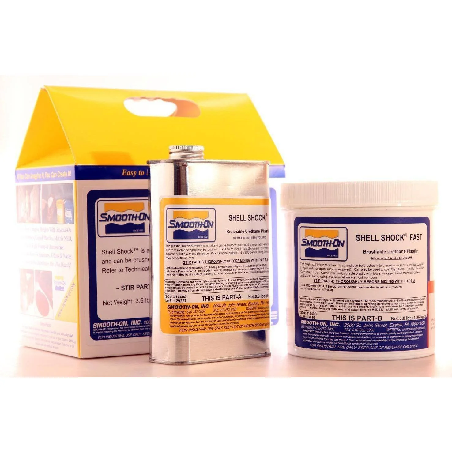 Smooth-On Shell Shock Brushable Liquid Plastic